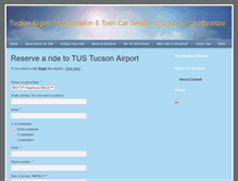 Tablet Screenshot of a1towncars.com